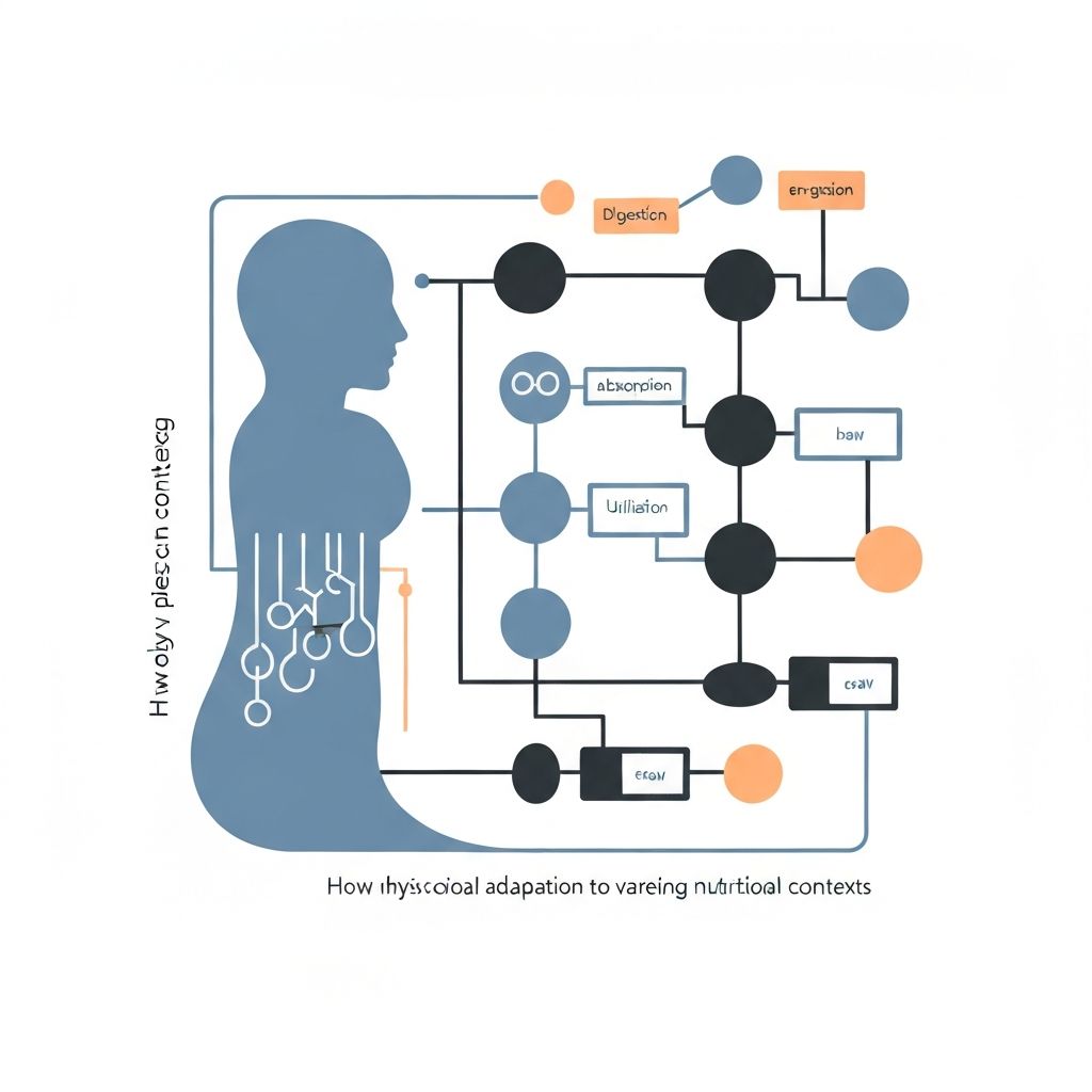 Illustration of body's metabolic processes